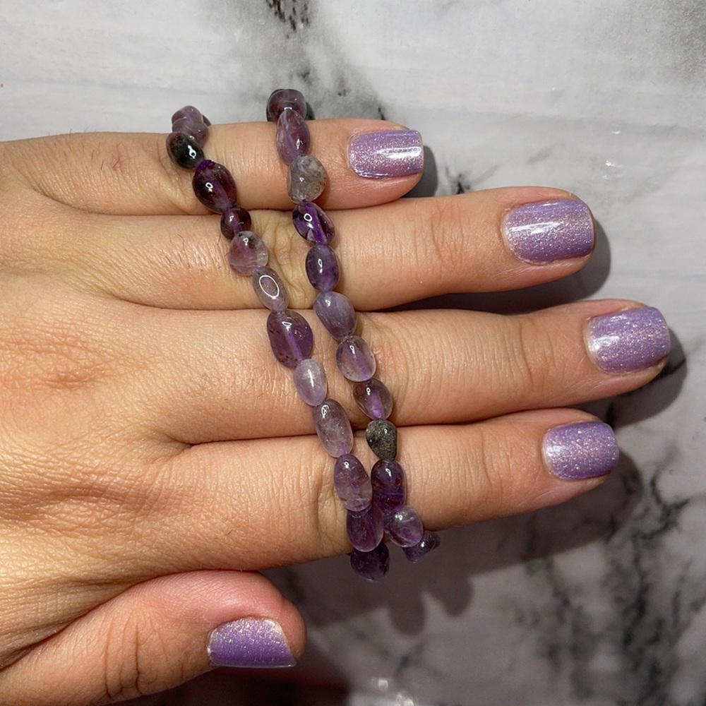 Super Seven Chip Crystal Bracelet, Crystal Bracelet, Crystal Jewelry